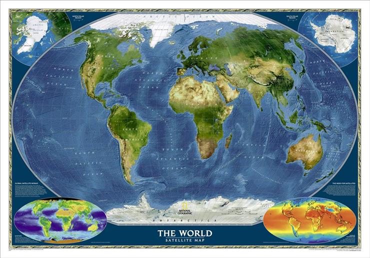 Mapy Świata - National Geographic World Satellite Map.jpg